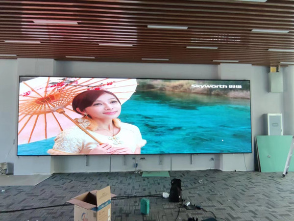 吉县P1.53led小间距屏安装案例